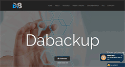 Desktop Screenshot of dabackup.com